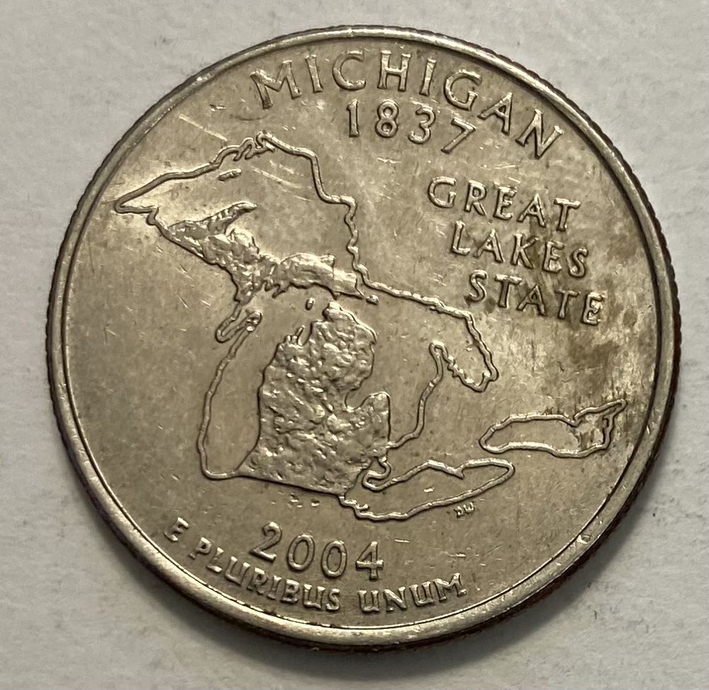 Quarter State- Michigan  coin collectible - Main Image 2