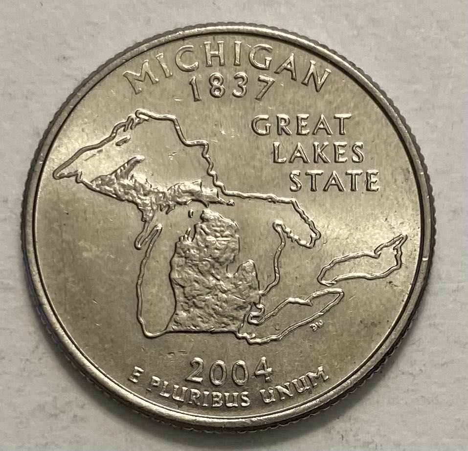 Quarter State- Michigan  coin collectible - Main Image 2