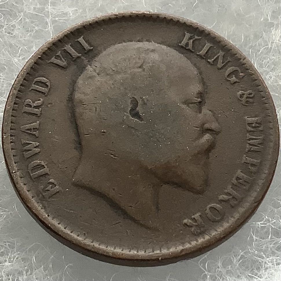 India 1/4 Anna 1906  coin collectible - Main Image 2