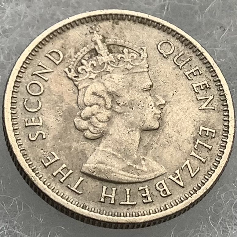 British Caribbean States 10 Cents 1965  coin collectible - Main Image 2