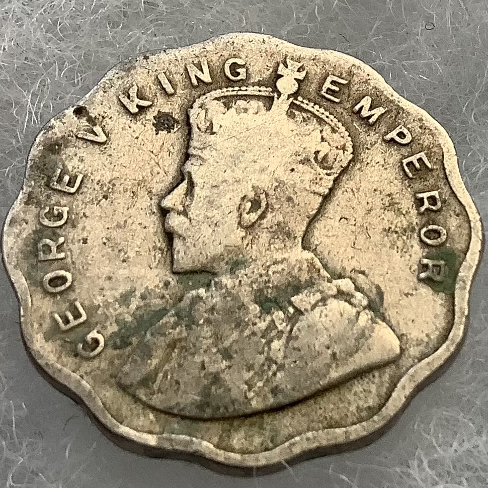 India 1 Anna 1930  coin collectible - Main Image 2