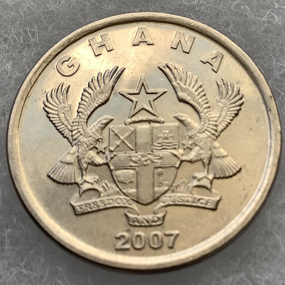 Ghana 20 Pesewas  coin collectible - Main Image 2