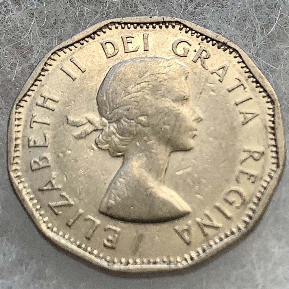 Canada 5 Cents 1960  coin collectible - Main Image 2