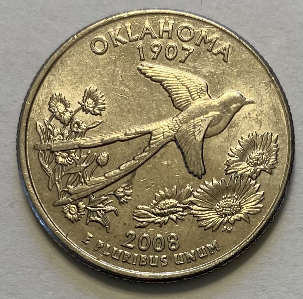 Quarter State- Oklahoma  coin collectible - Main Image 2