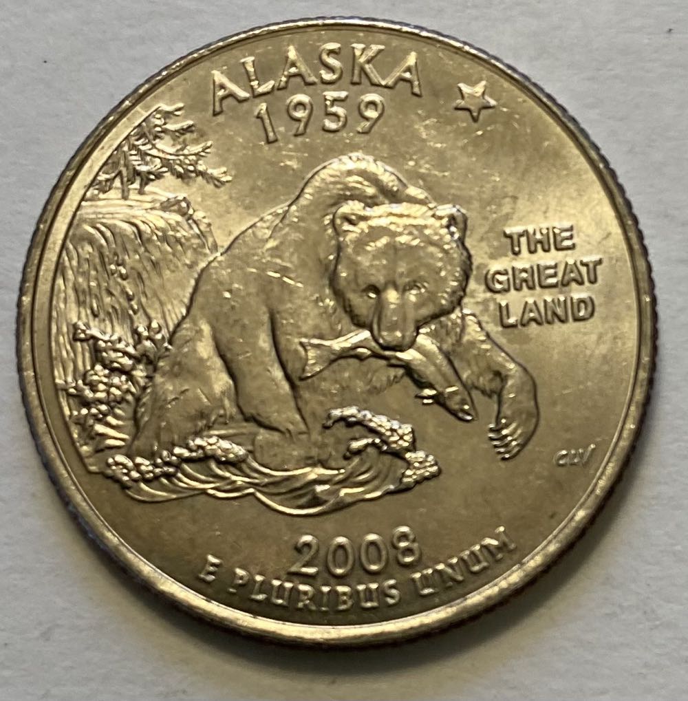 Quarter State- Alaska  coin collectible - Main Image 2