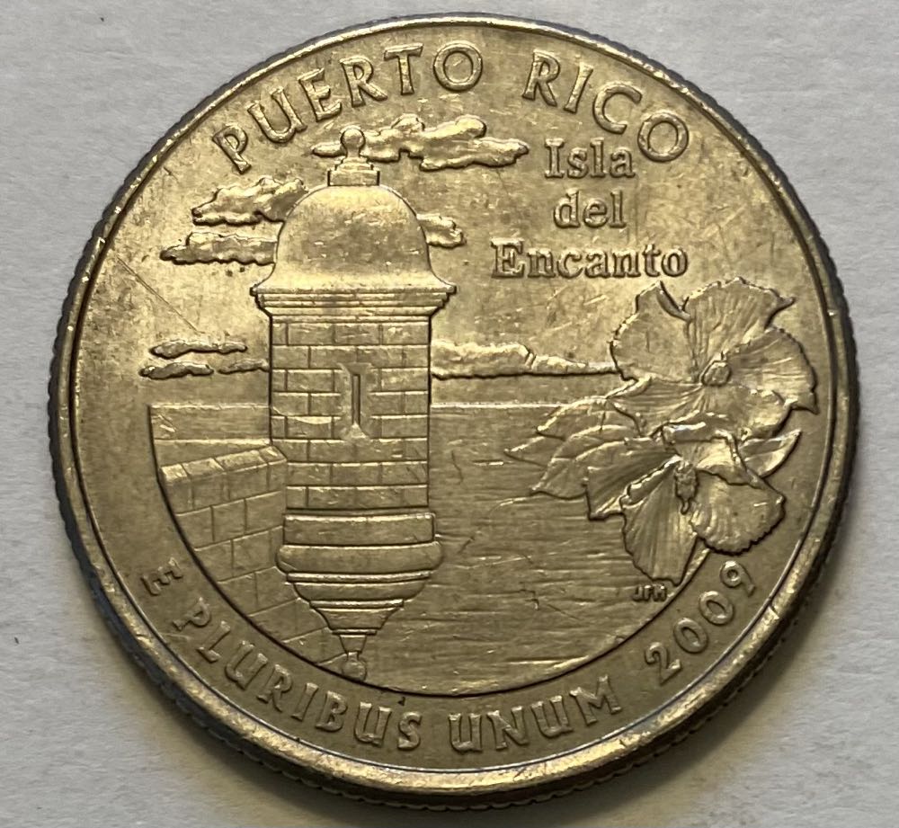 Territorial Quarter Puerto Rico 2009-S  coin collectible - Main Image 2