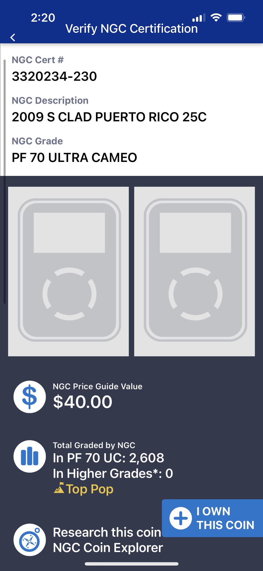 Territorial Quarter Puerto Rico 2009-S  coin collectible - Main Image 3
