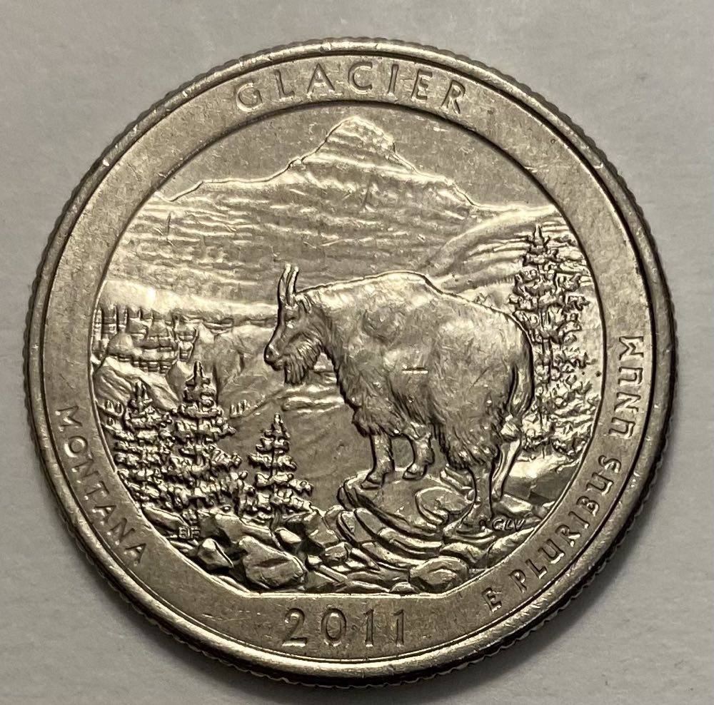 Quarter National Park- Montana Glacier  coin collectible - Main Image 2