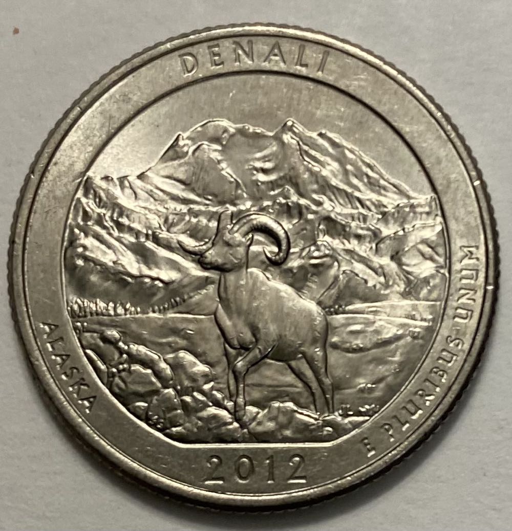 Quarter National Park- Alaska Denali  coin collectible - Main Image 2
