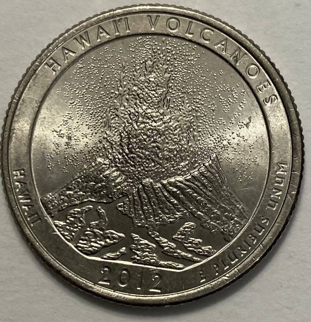 Quarter National Park- Hawaii Hawaii Volcanos  coin collectible - Main Image 2