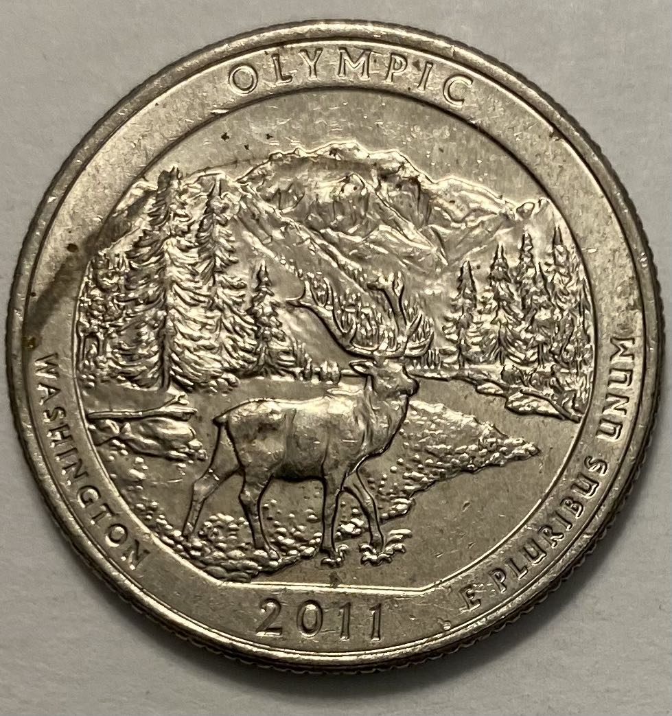 Quarter National Park- Washington Olympic  coin collectible - Main Image 2