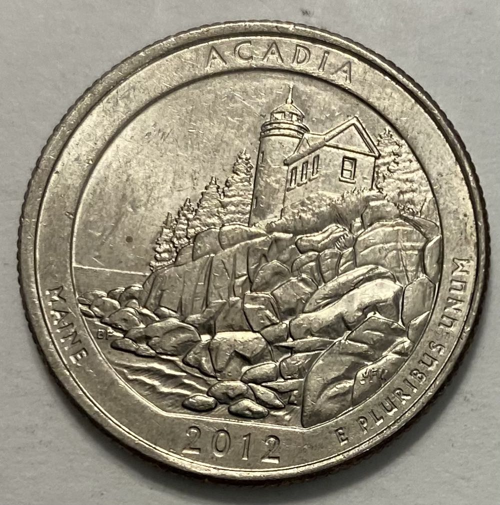 Quarter National Park- Maine Acadia  coin collectible - Main Image 2
