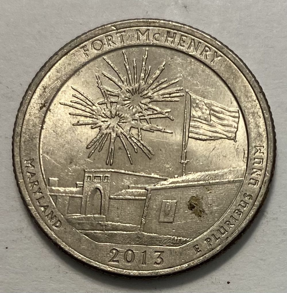 Quarter National Park- Maryland Fort Mchenry  coin collectible - Main Image 2