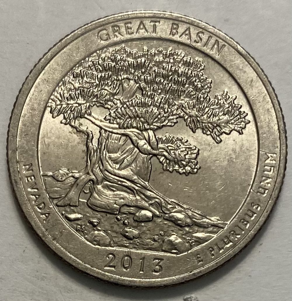 Quarter National Park- Nevada Great Basin  coin collectible - Main Image 2
