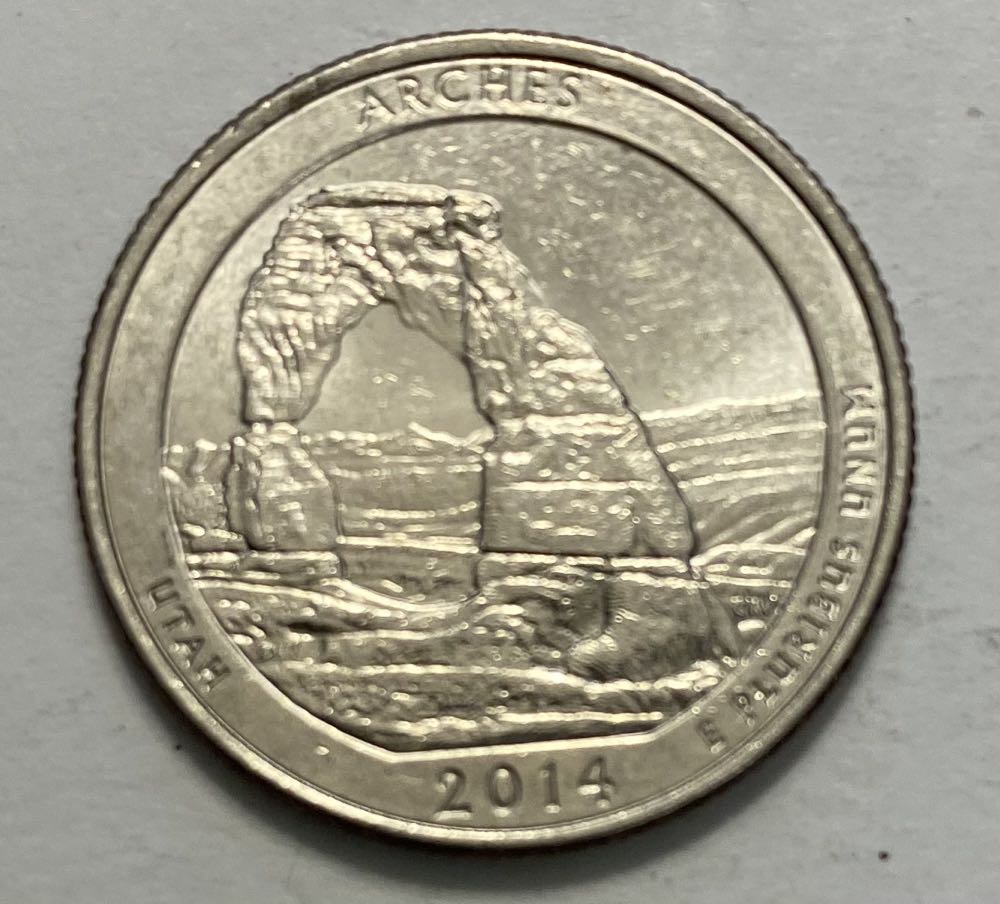 Quarter National Park- Utah Arches  coin collectible - Main Image 2