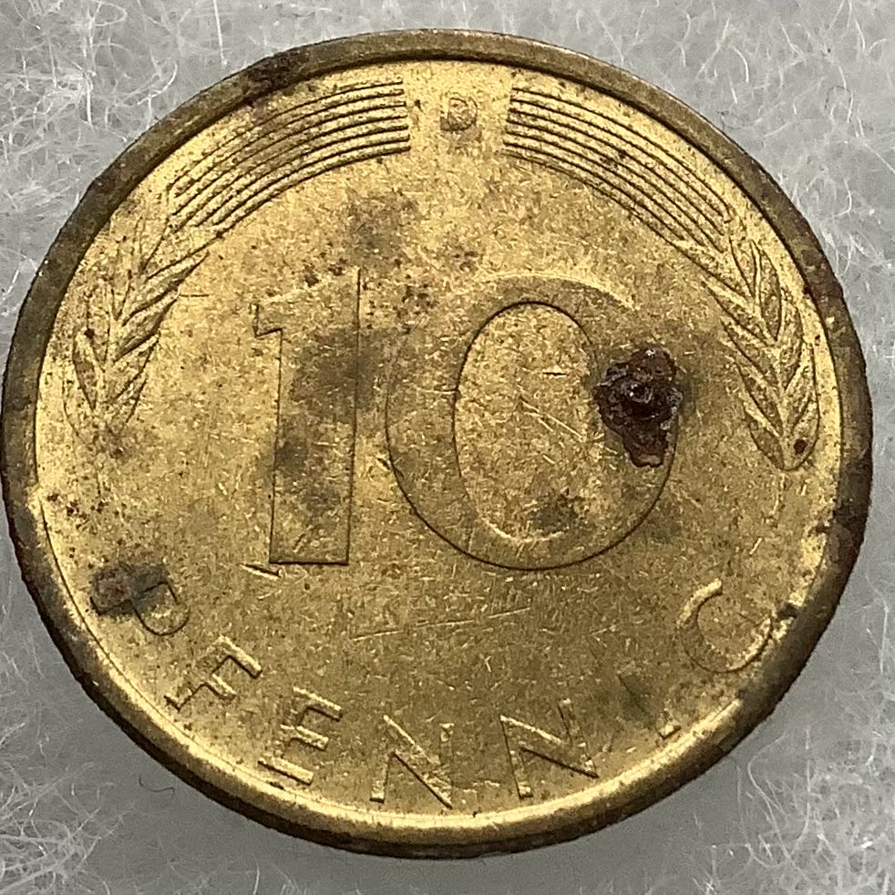Germany 10 Pfennig 1972  coin collectible - Main Image 1