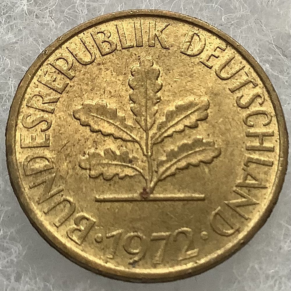 Germany 10 Pfennig 1972  coin collectible - Main Image 2