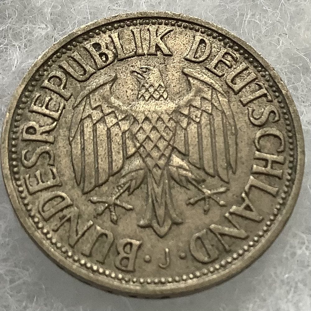 Germany 1 Mark 1950  coin collectible - Main Image 2