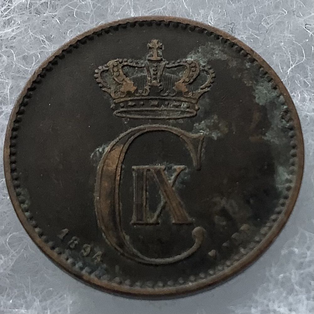 Denmark 2 Øre 1894  coin collectible - Main Image 2