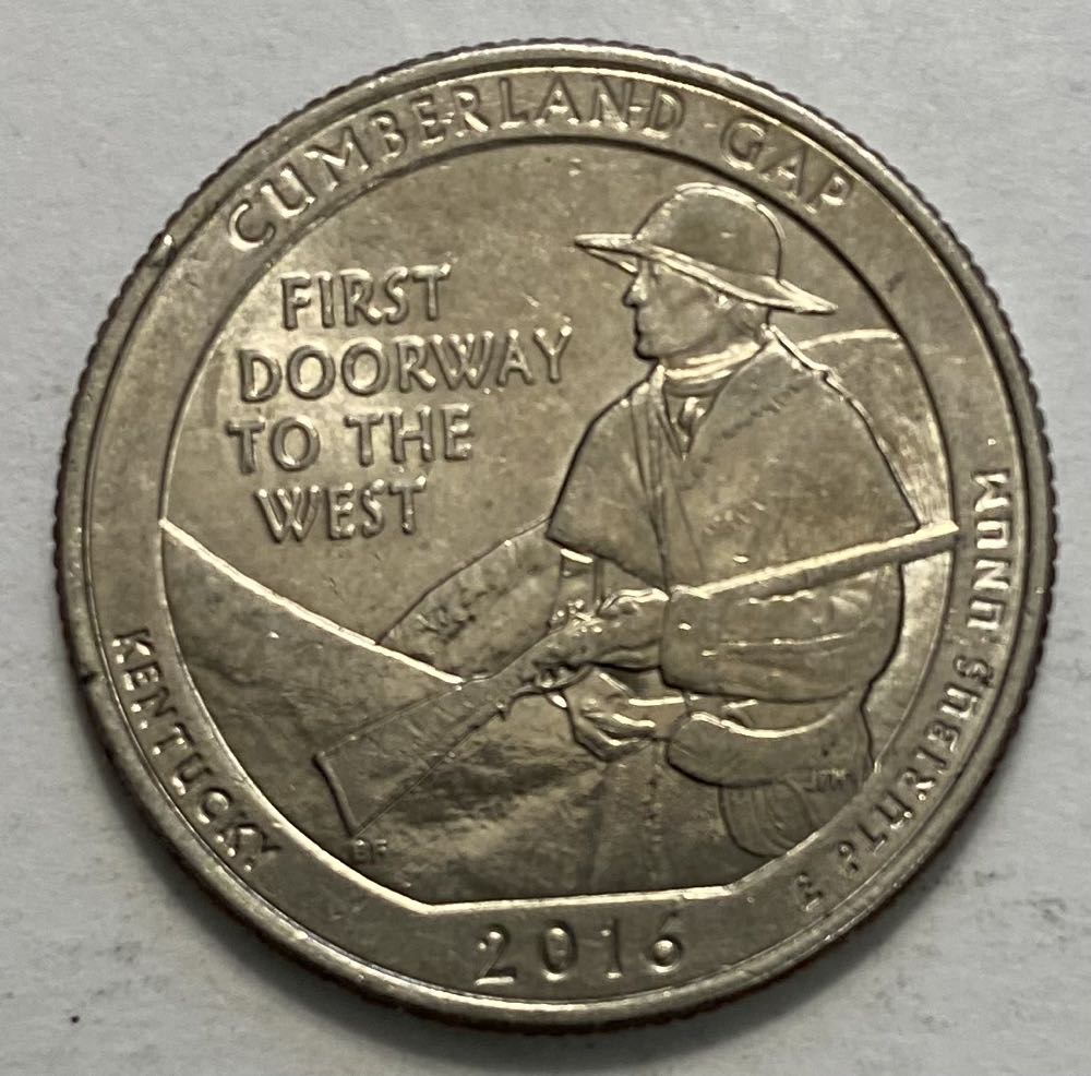 Quarter National Park- Kentucky Cumberland Gap  coin collectible - Main Image 2