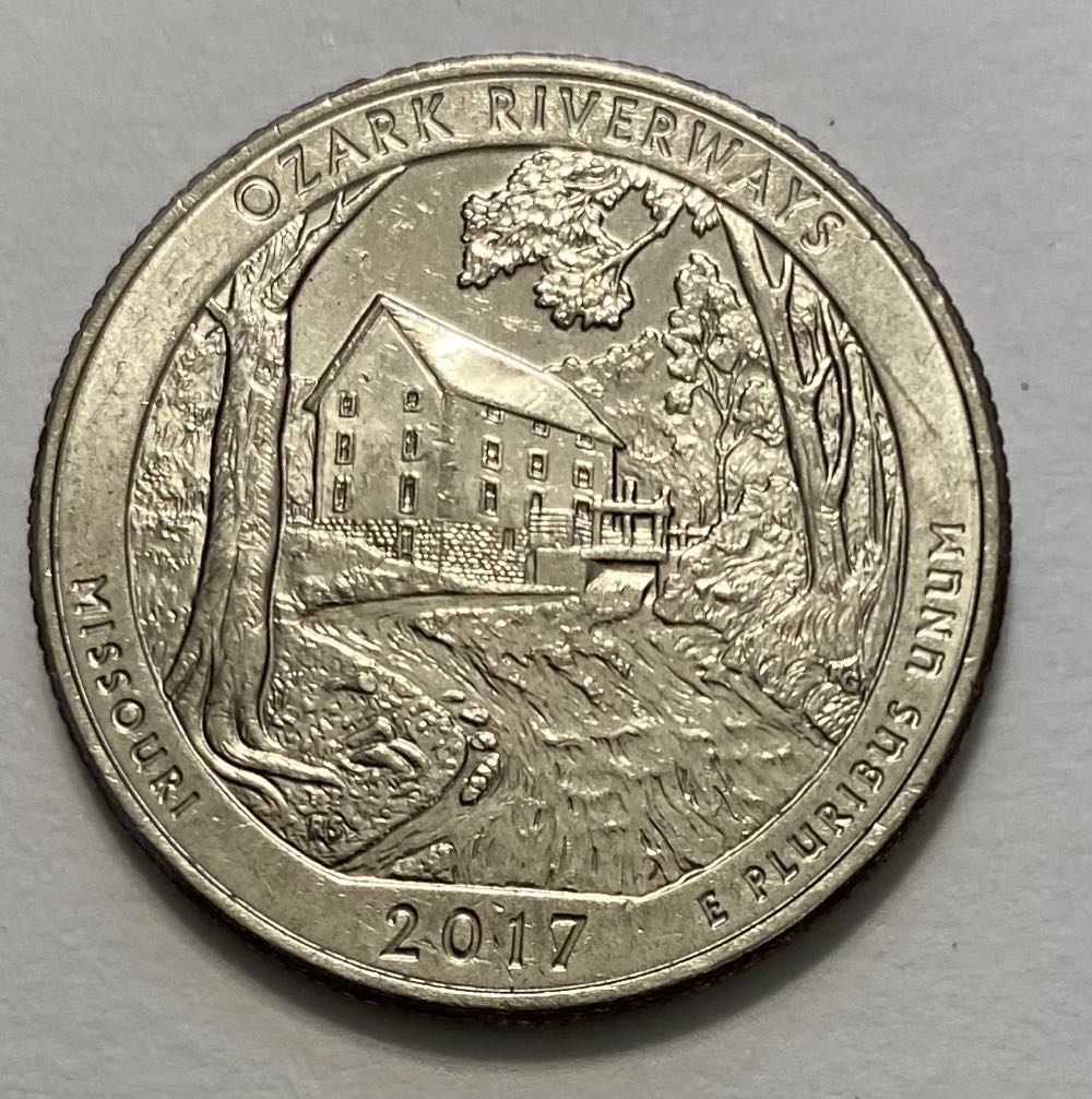 Quarter National Park- Missouri Ozark Riverways  coin collectible - Main Image 2