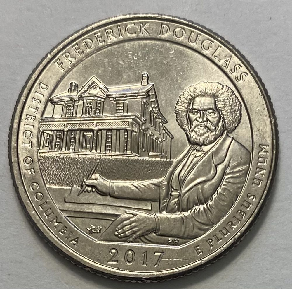 Quarter National Park- District Of Columbia Frederick Douglass  coin collectible - Main Image 2