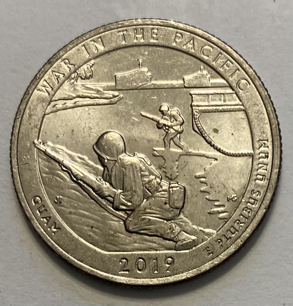 Quarter National Park- Guam War In The Pacific  coin collectible - Main Image 2