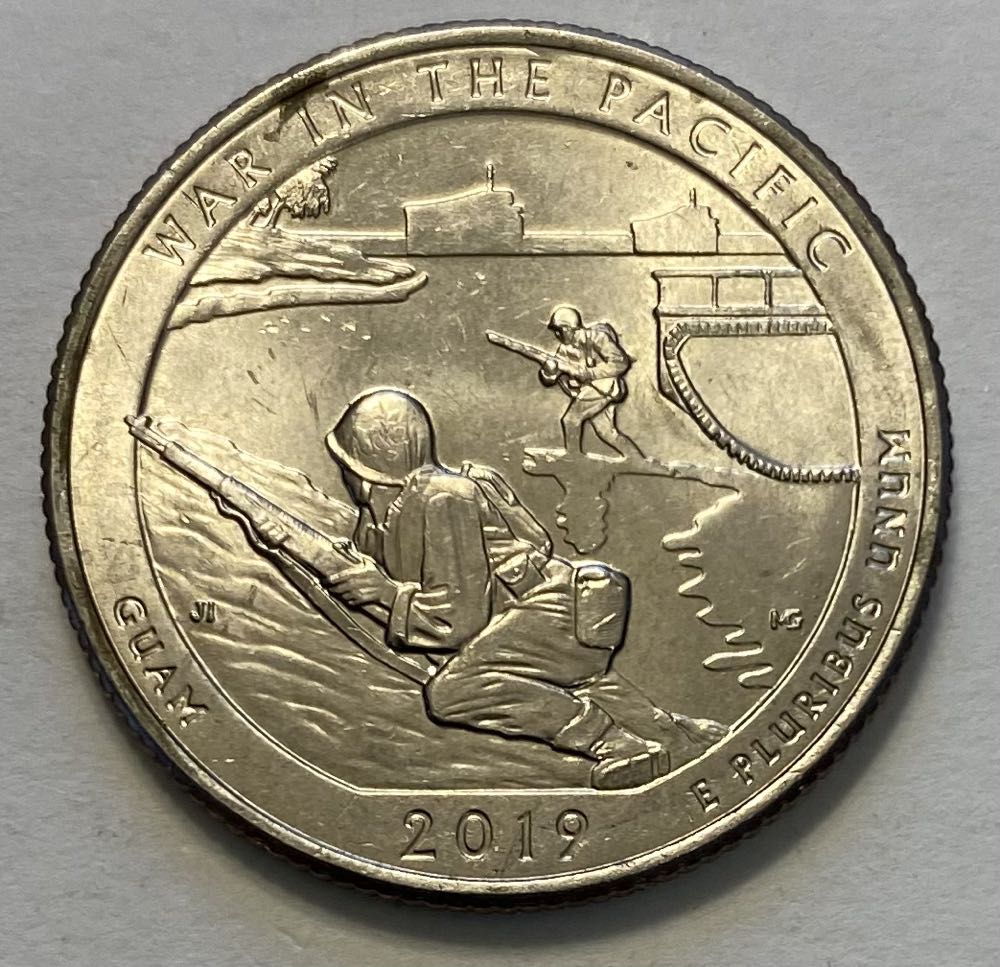 Quarter National Park- Guam War In The Pacific  coin collectible - Main Image 2