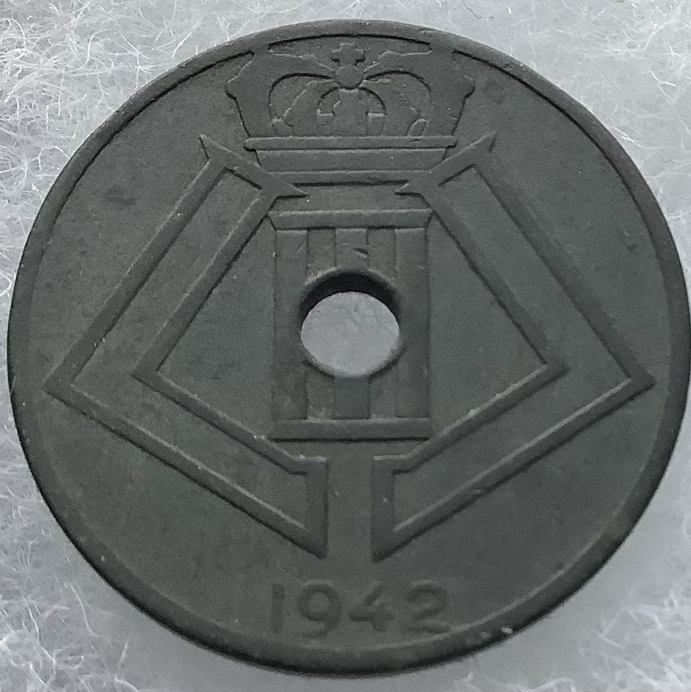 Belgium 25 Centimes 1942  coin collectible - Main Image 2