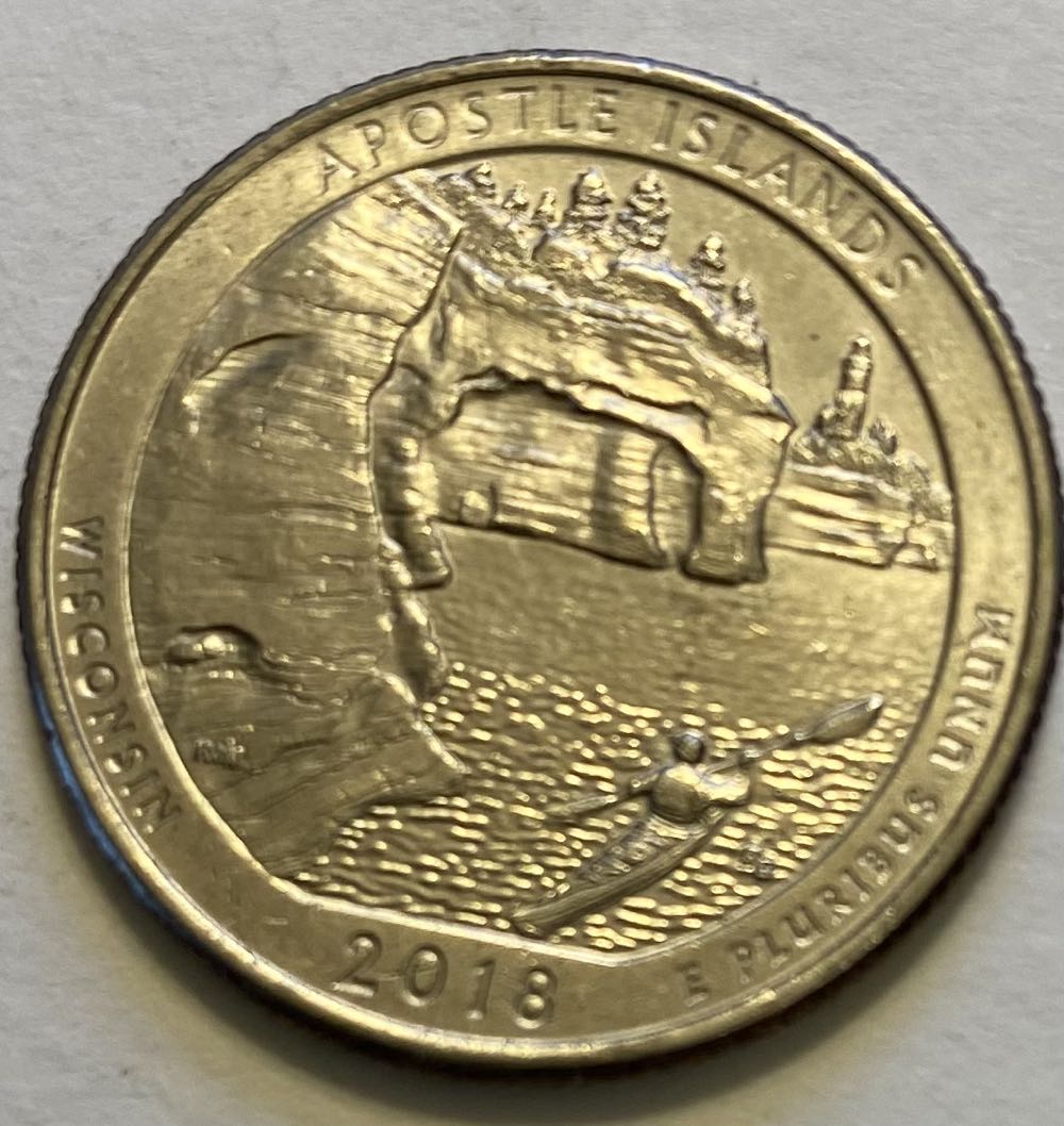 Quarter National Park- Wisconsin Apostle Islands  coin collectible - Main Image 2