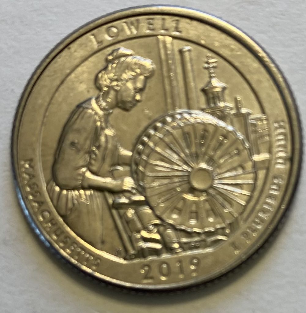 Quarter National Park- Massachusetts Lowell  coin collectible - Main Image 2