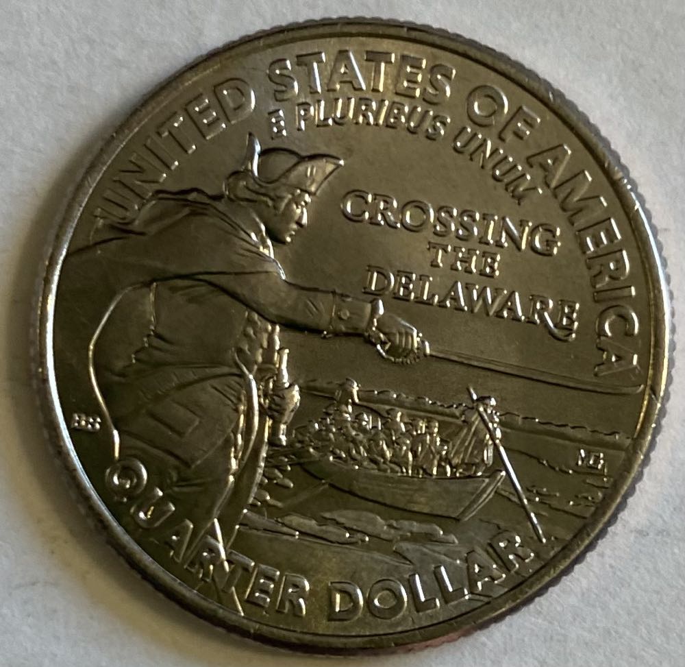 Quarter Crossing The Delaware  coin collectible - Main Image 2
