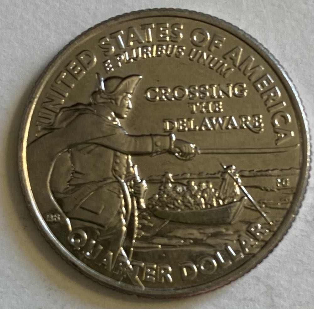 Quarter- Crossing The Delaware  coin collectible - Main Image 2