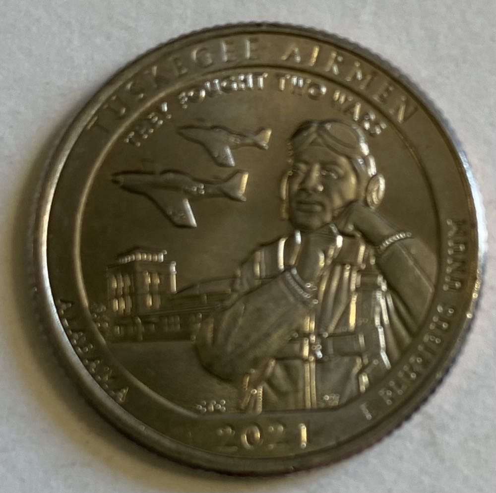 Quarter National Park- Alabama Tuskegee Airmen  coin collectible - Main Image 2