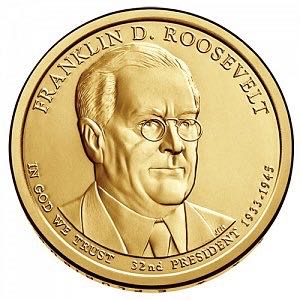 President Franklin D Roosevelt  coin collectible - Main Image 1