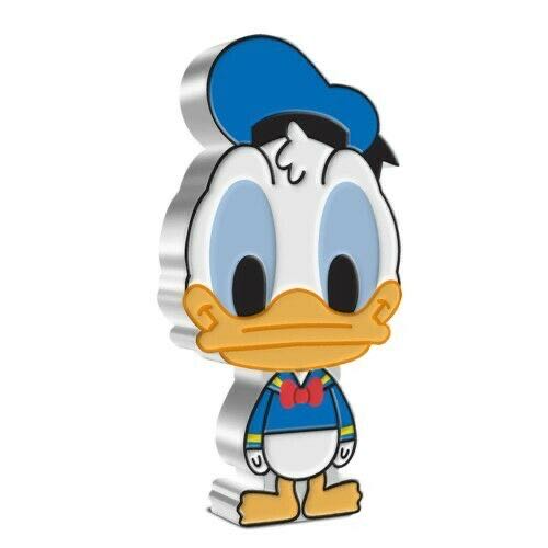 2021 Disney™ $2 Niue Pure Silver Chibi Coin™ -Donald Duck - ONLY 2,000 MADE  coin collectible - Main Image 2