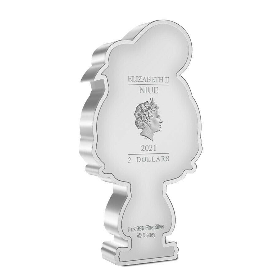 2021 Disney™ $2 Niue Pure Silver Chibi Coin™ -Donald Duck - ONLY 2,000 MADE  coin collectible - Main Image 3