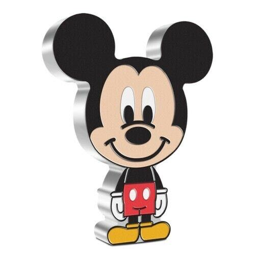 2021 Disney™ $2 Niue Pure Silver Chibi Coin™ -Mickey Mouse - ONLY 2,000 MADE  coin collectible - Main Image 2