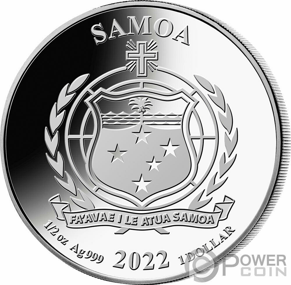 Samoa 2022 1$ - DC Comics - Green Lantern - 1/2 Oz Silver Coin  coin collectible - Main Image 2