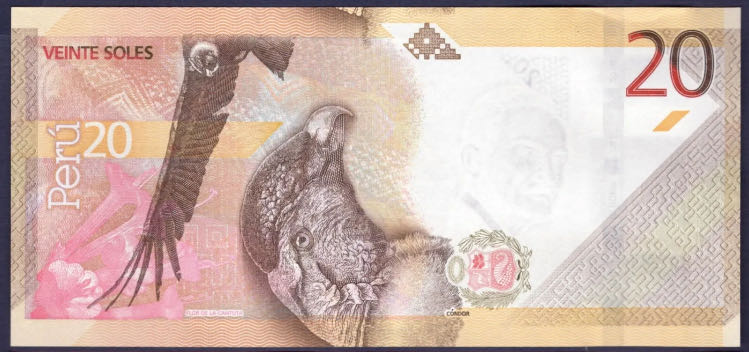 Veinte Soles  coin collectible - Main Image 2