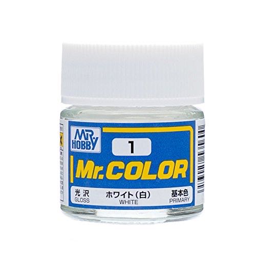 Gsi Creos C1 Gloss White 10ml Bottle Mr. Color  coin collectible [Barcode 4973028535600] - Main Image 1