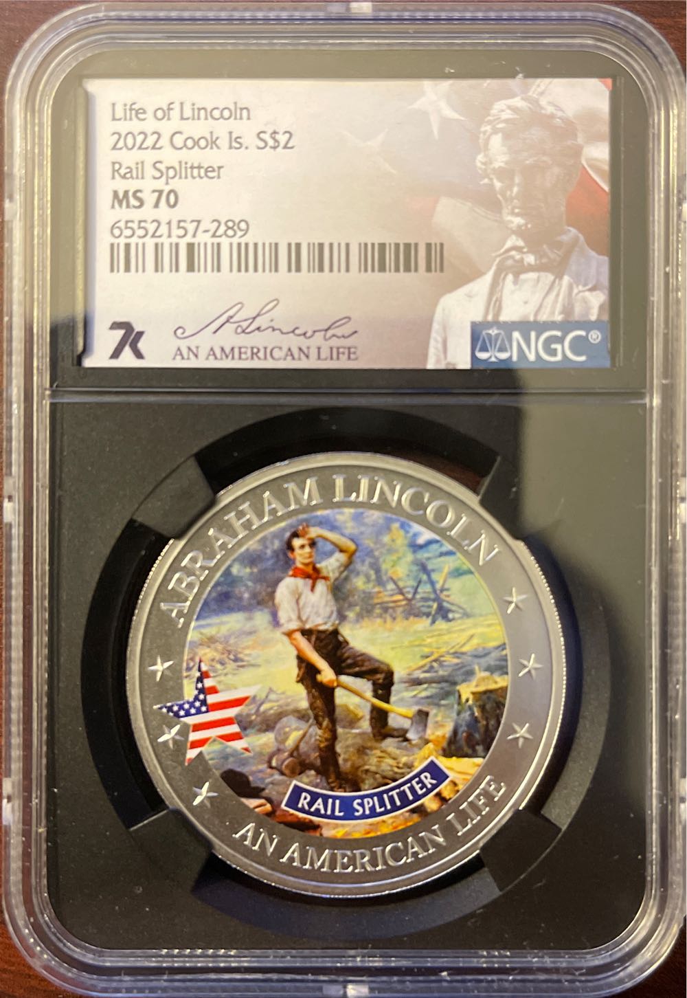 Life of Lincoln: Rail Splitter  coin collectible - Main Image 1