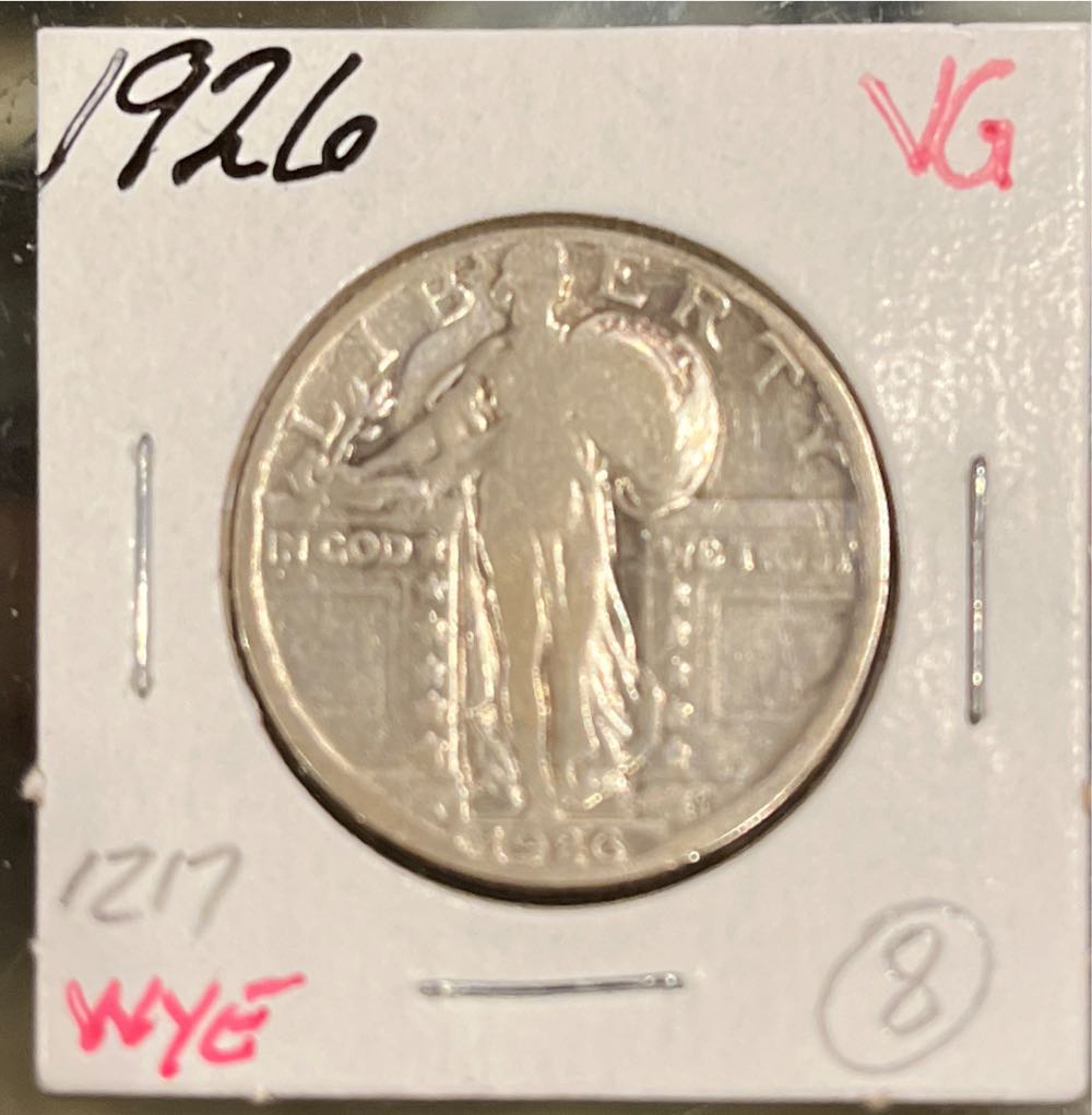 1926 Standing Liberty Quarter  coin collectible - Main Image 3