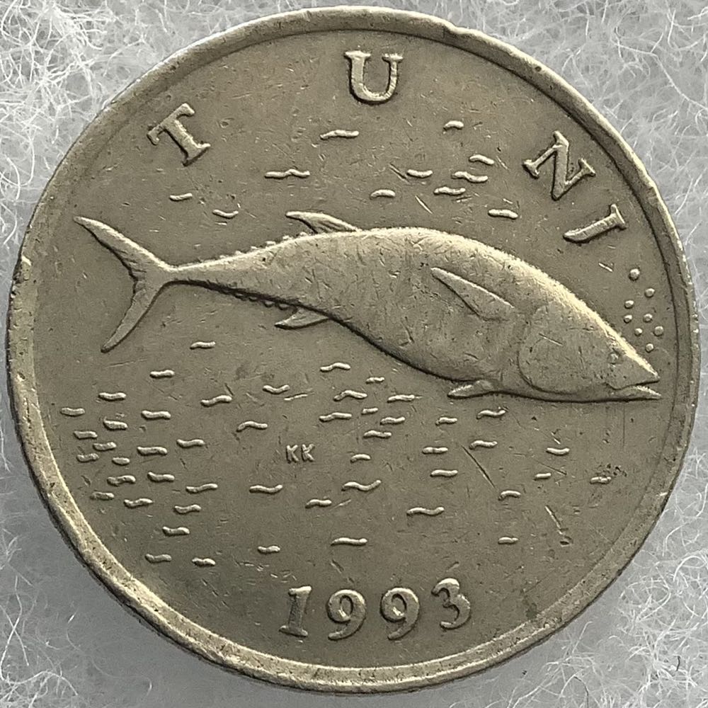 Croatia 2 Kune 1993  coin collectible - Main Image 2