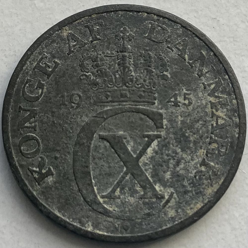 Denmark 5 Ore 1945  coin collectible - Main Image 2