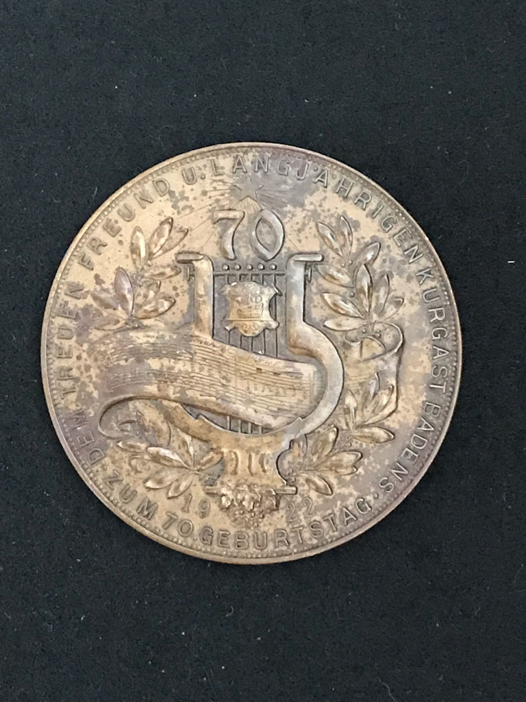 Alfred Grunfeld Medal  coin collectible - Main Image 2