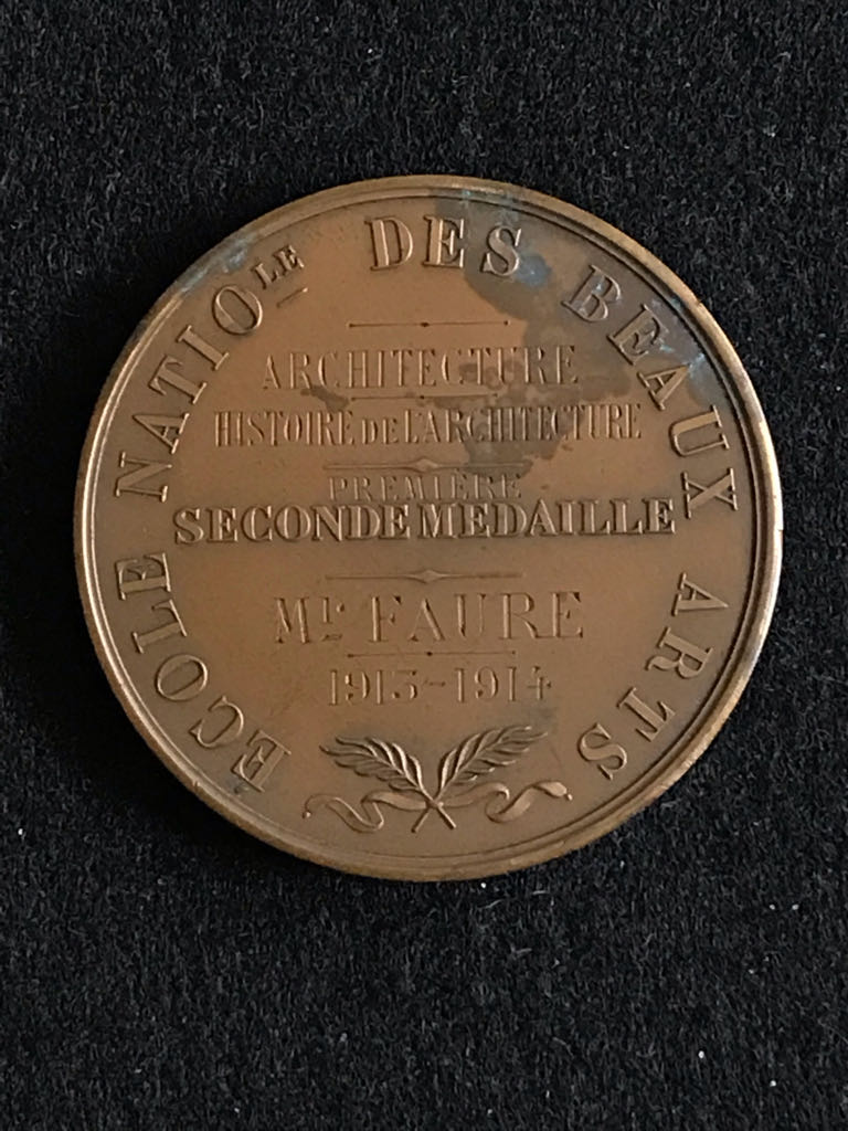 National School Of Fine Arts Medal coin collectible - Main Image 2