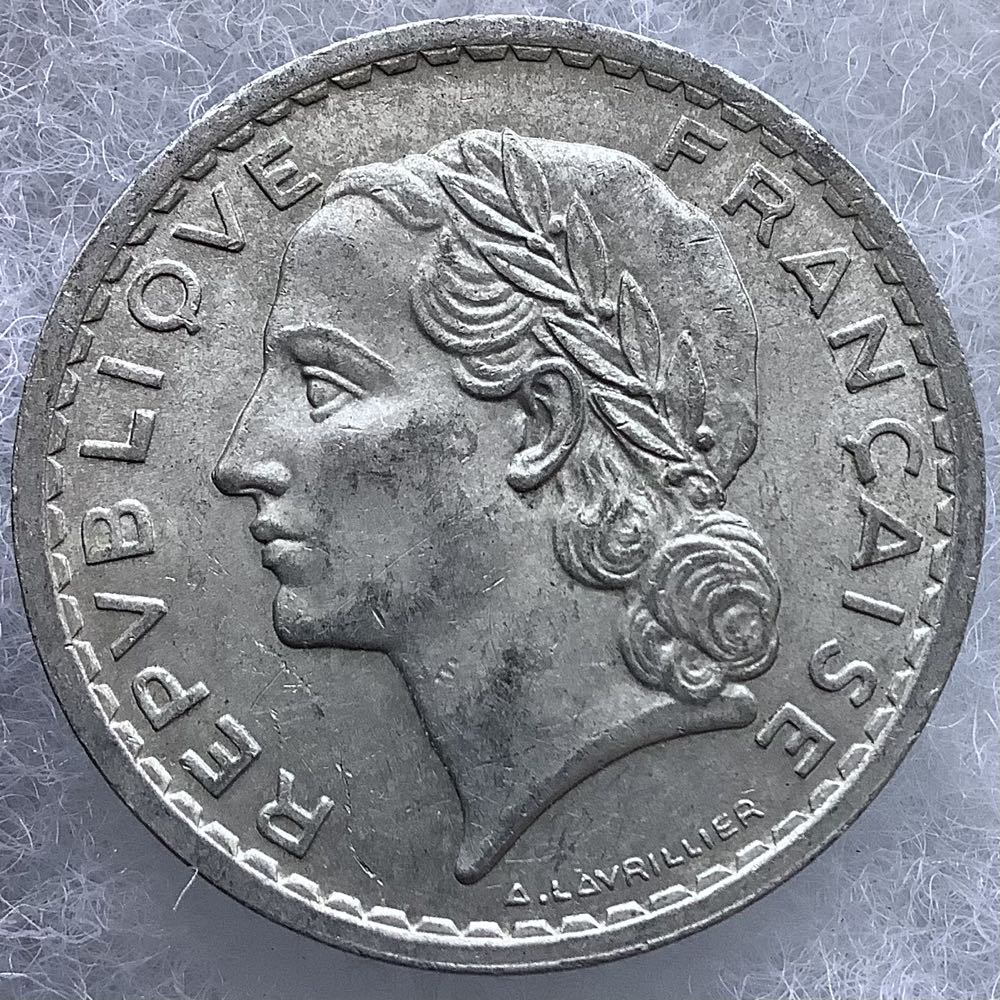 France 5 Francs 1950  coin collectible - Main Image 2