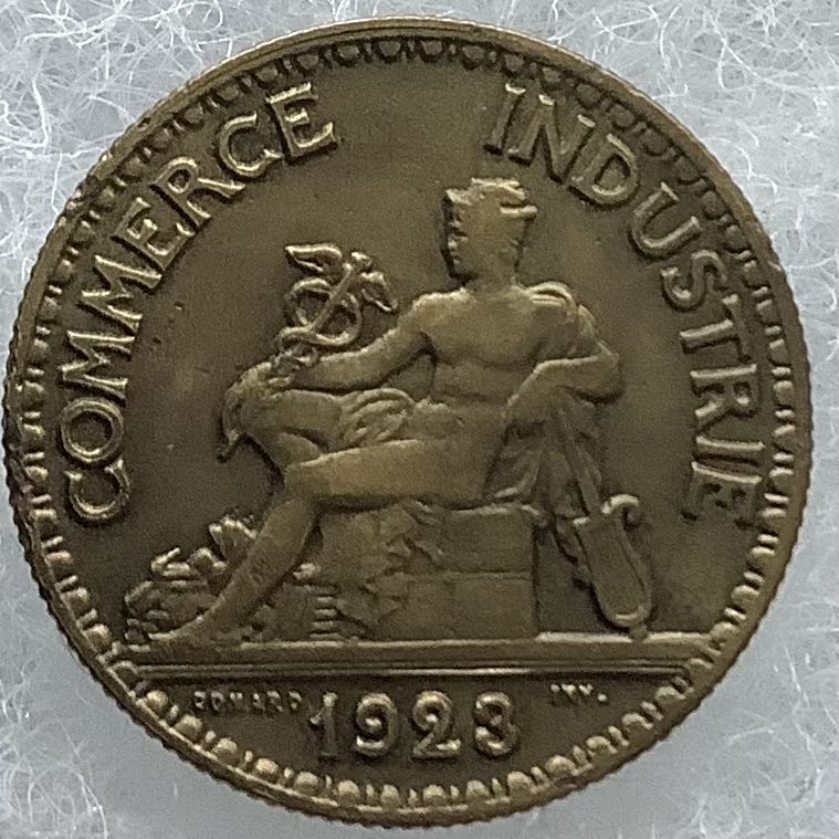 France 50 Centimes 1923  coin collectible - Main Image 2