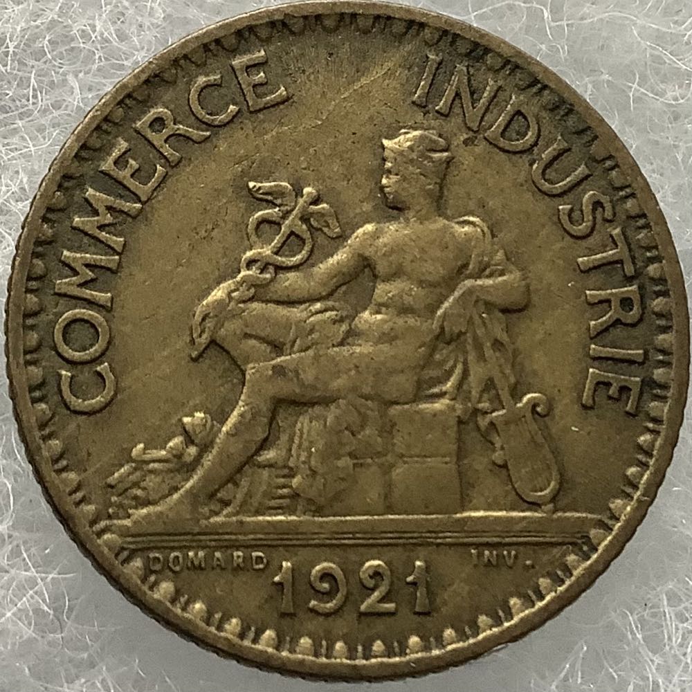 France 1 Franc 1921  coin collectible - Main Image 2